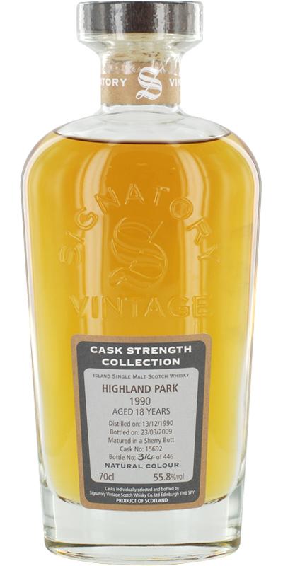Highland Park 1990 SV Cask Strength Collection