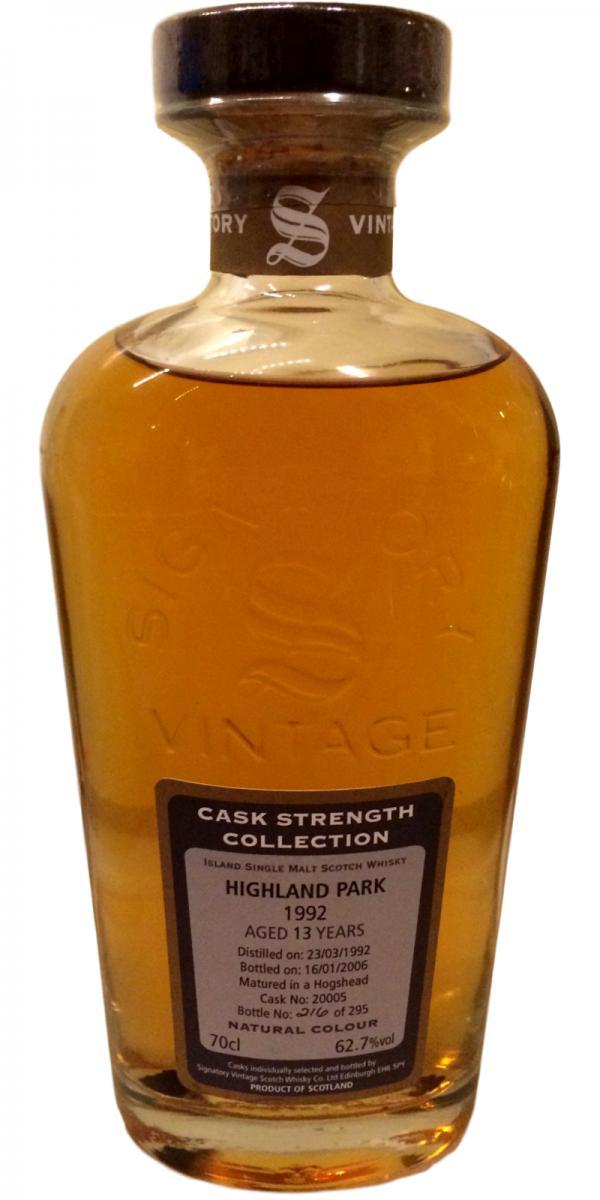 Highland Park 1992 SV Cask Strength Collection