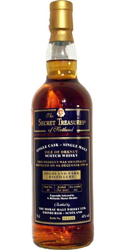 Highland Park 1985 TMMW The Secret Treasures of Scotland