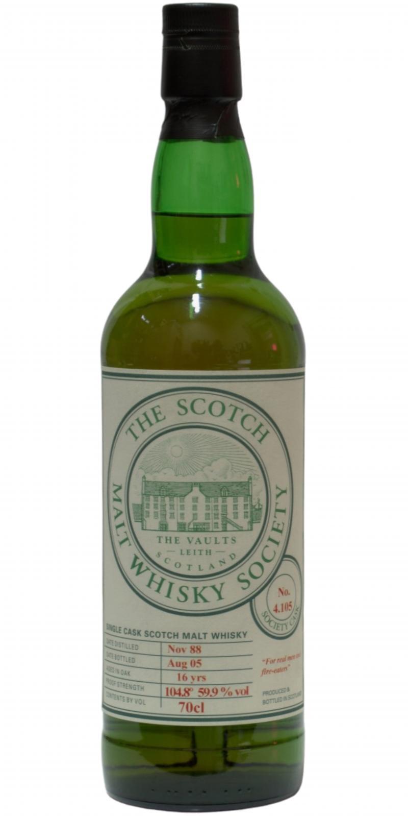 Highland Park 1988 SMWS 4.105 For real men and fire-eaters