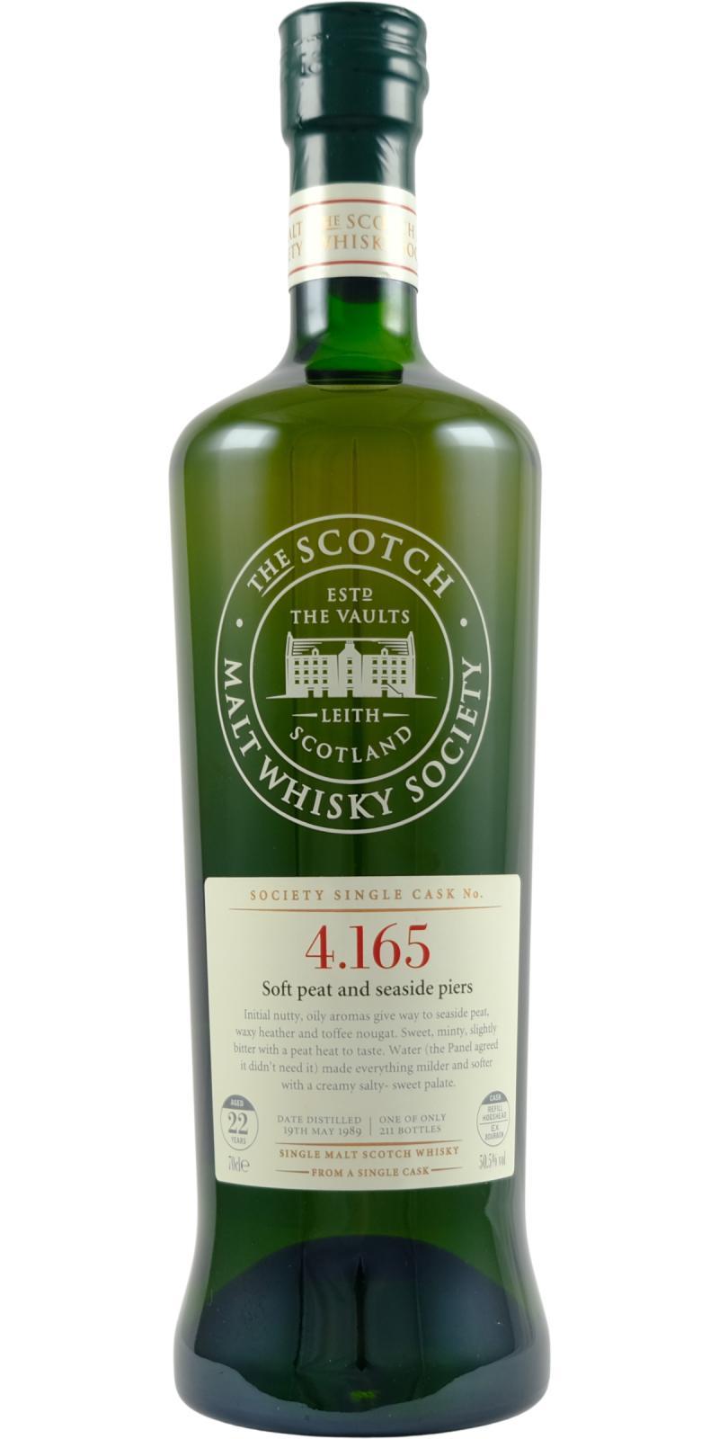 Highland Park 1989 SMWS 4.165 Soft peat and seaside piers