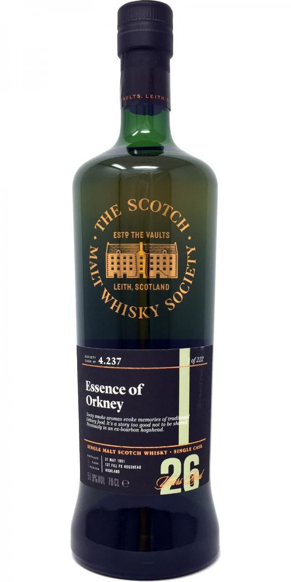 Highland Park 1991 SMWS 4.237 Essence of Orkney
