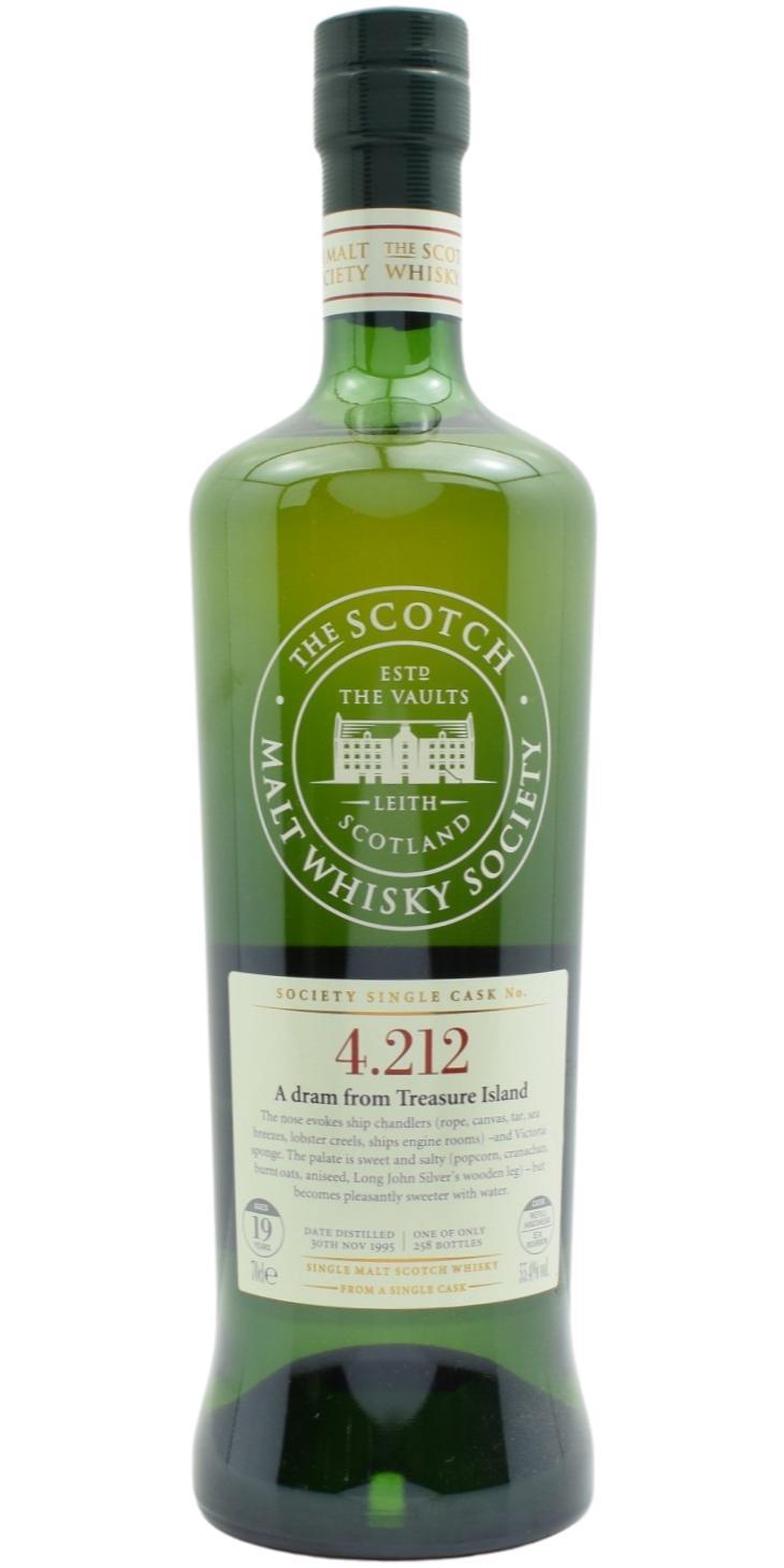 Highland Park 1995 SMWS 4.212 A dram from Treasure Island