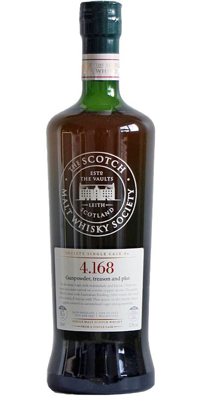 Highland Park 1997 SMWS 4.168 Gunpowder, treason and plot