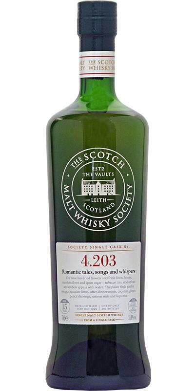 Highland Park 1999 SMWS 4.203 Romantic tales, songs and whispers