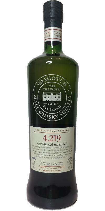 Highland Park 1999 SMWS 4.219 Sophisticated and genteel