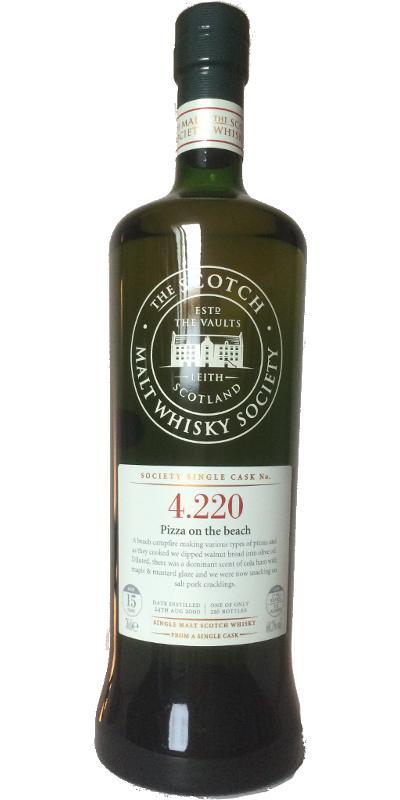 Highland Park 2000 SMWS 4.220 Pizza on the beach