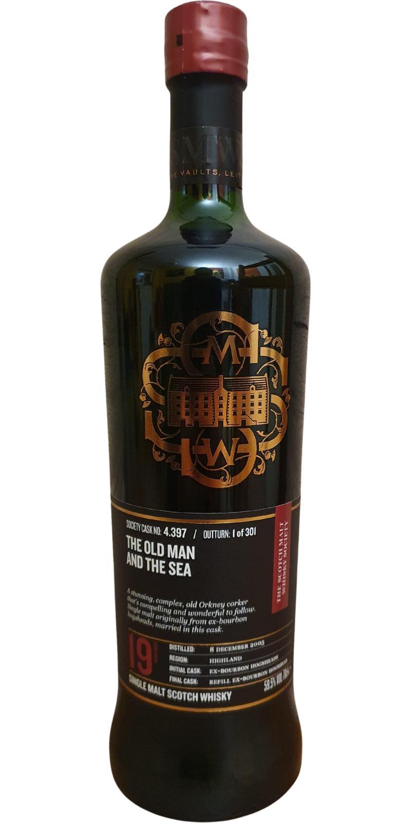 Highland Park 2005 SMWS 4.397 The old man and the sea
