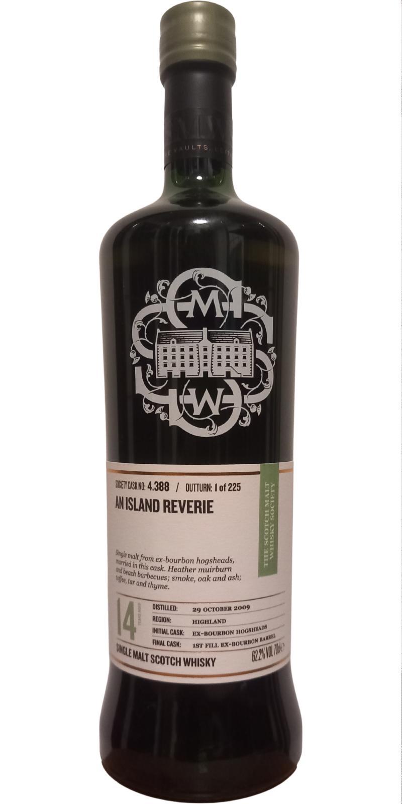 Highland Park 2009 SMWS 4.388 An island reverie