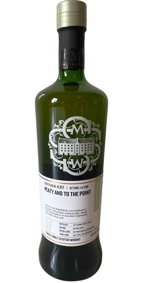 Highland Park 2010 SMWS 4.317 Peaty and to the point
