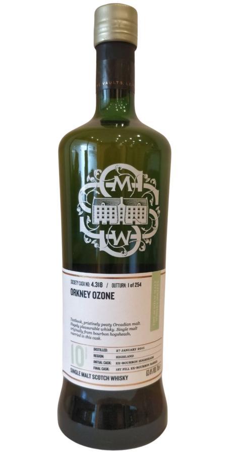 Highland Park 2011 SMWS 4.318 Orkney ozone