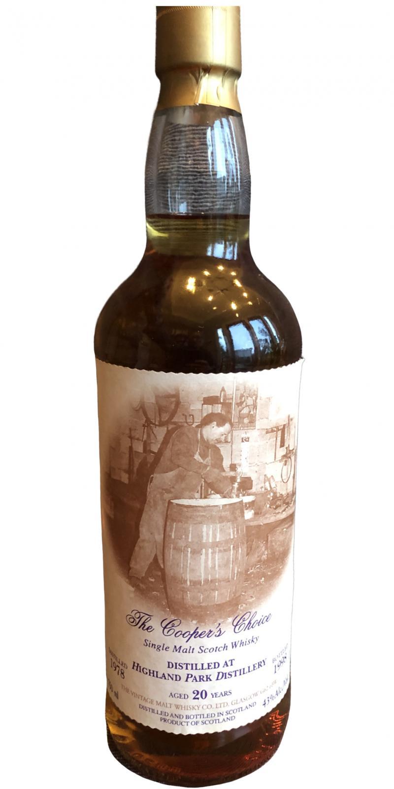 Highland Park 1978 VM The Cooper's Choice