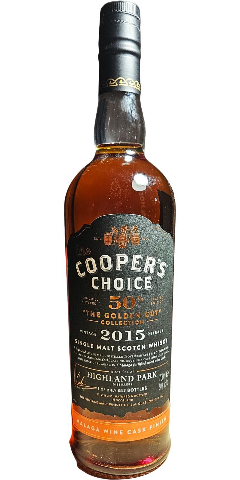 Highland Park 2015 VM The Cooper's Choice The Golden Cut Collection