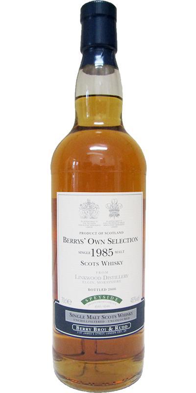 Linkwood 1985 BR Berrys' Own Selection