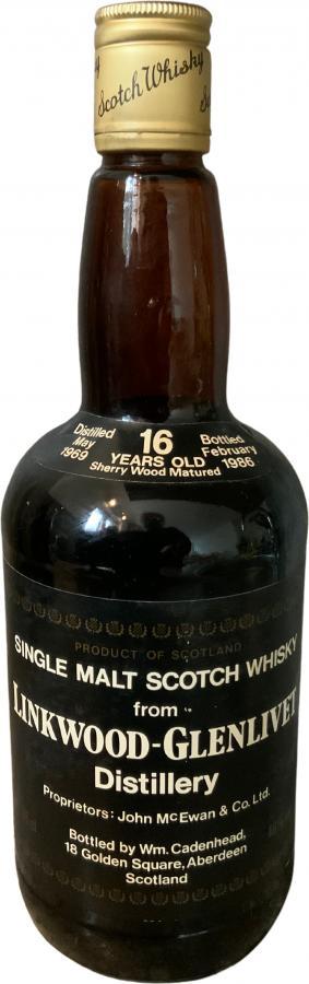 Linkwood 1969 CA Dumpy bottle