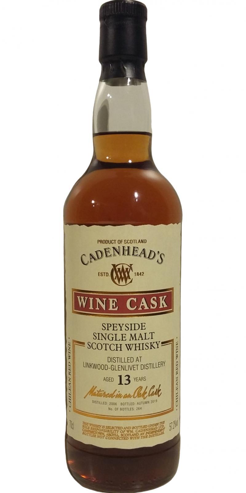 Linkwood 2006 CA Wood Range - Wine Cask