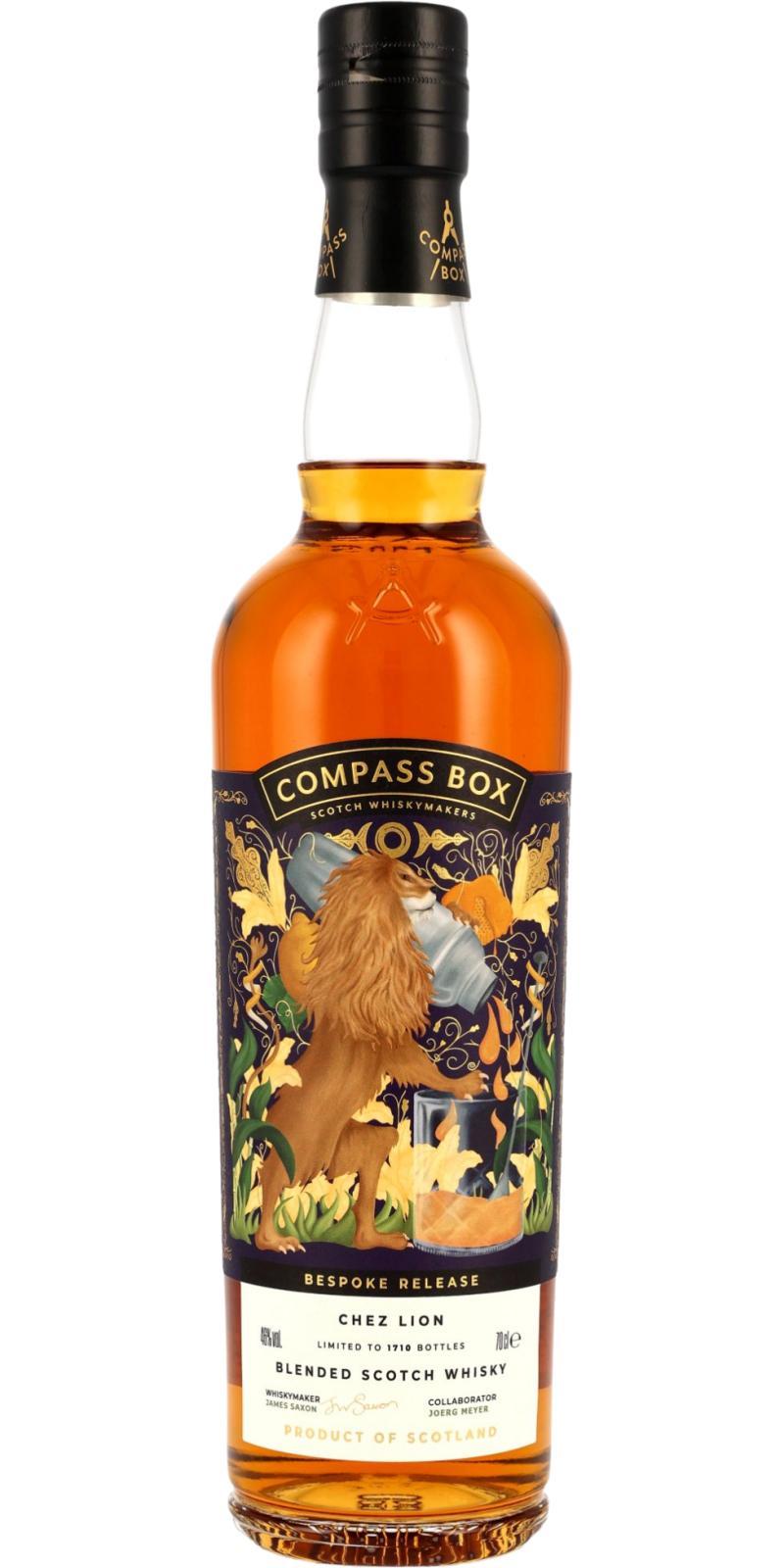 Blended Scotch Whisky Chez Lion CB Bespoke Release