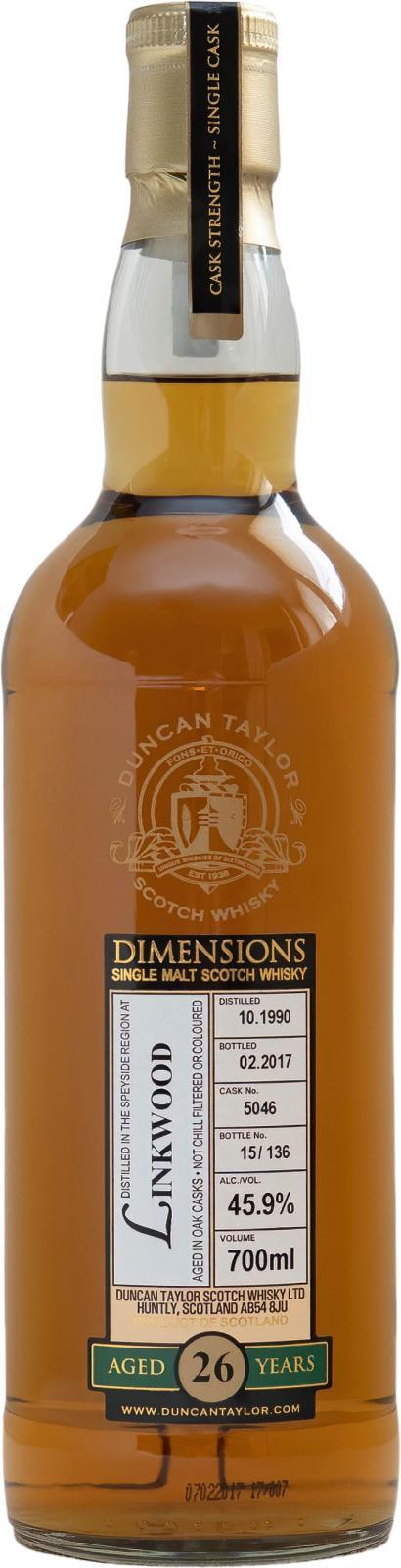 Linkwood 1990 DT Dimensions