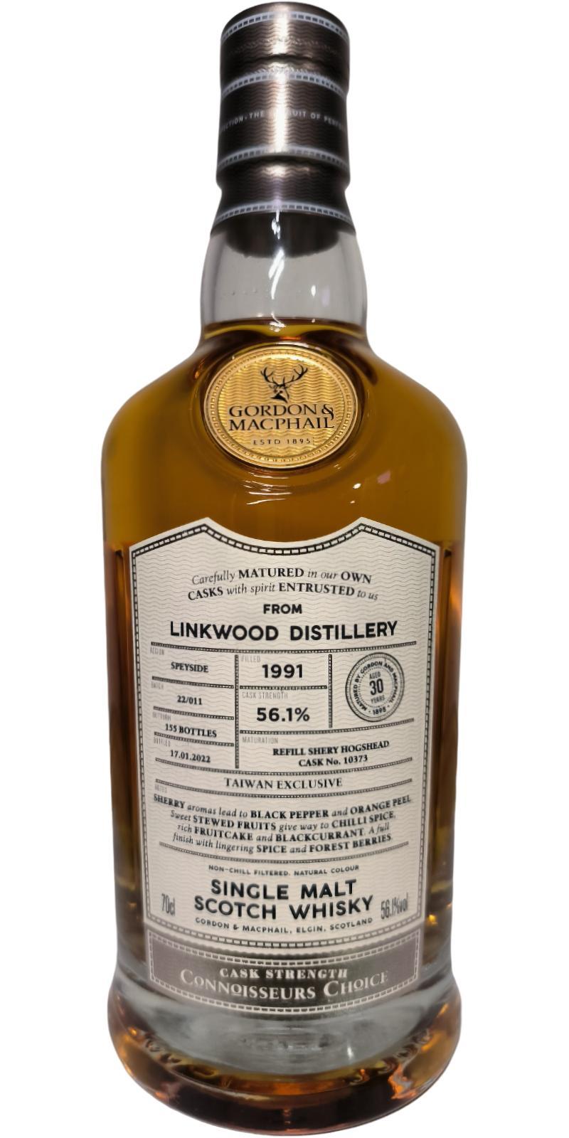 Linkwood 1991 GM Connoisseurs Choice - Cask Strength