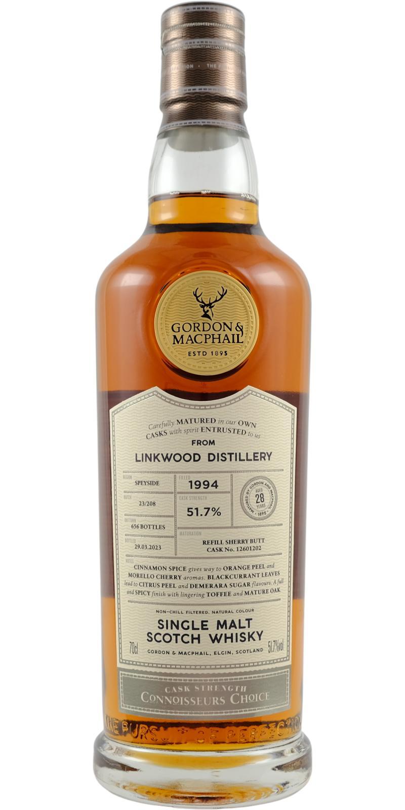 Linkwood 1994 GM Connoisseurs Choice - Cask Strength