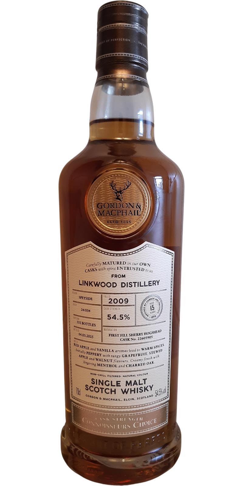 Linkwood 2009 GM Connoisseurs Choice - Cask Strength