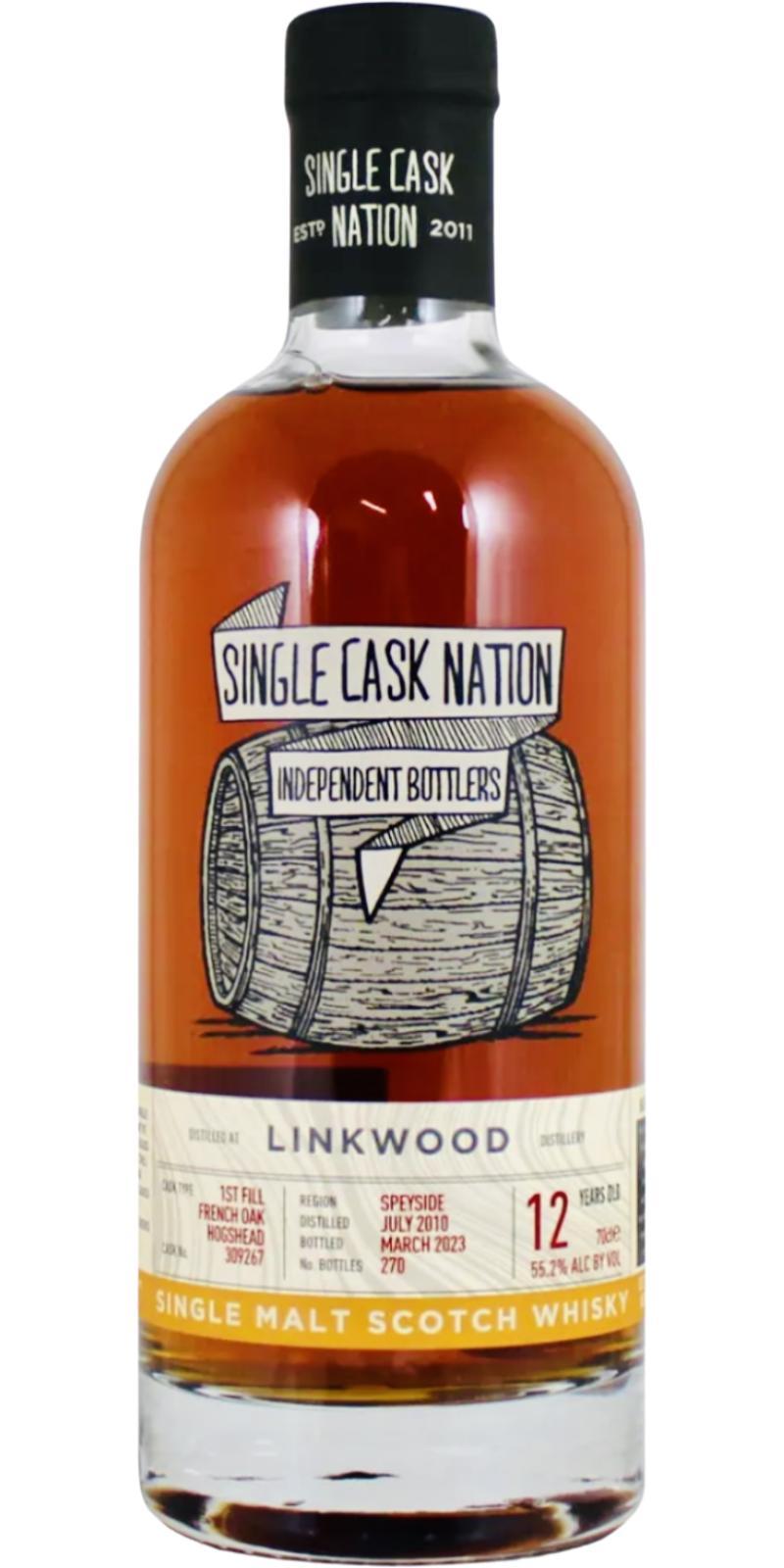Linkwood 2010 JWC Single Cask Nation