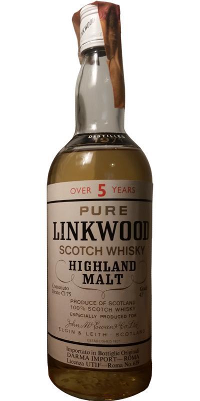 Linkwood 1971 McE Pure Scotch Whisky