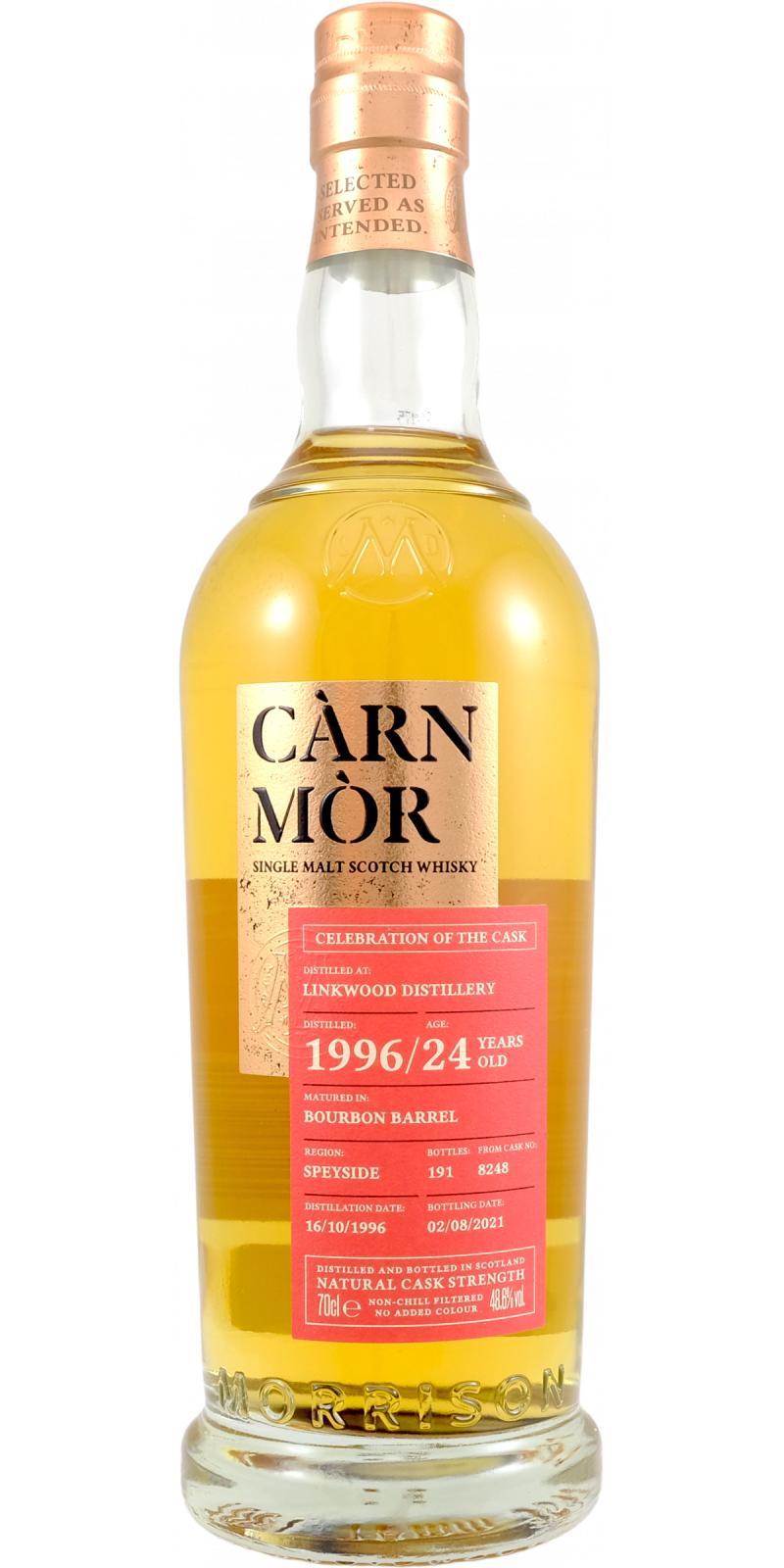 Linkwood 1996 MSWD Càrn Mòr Celebration of the Cask