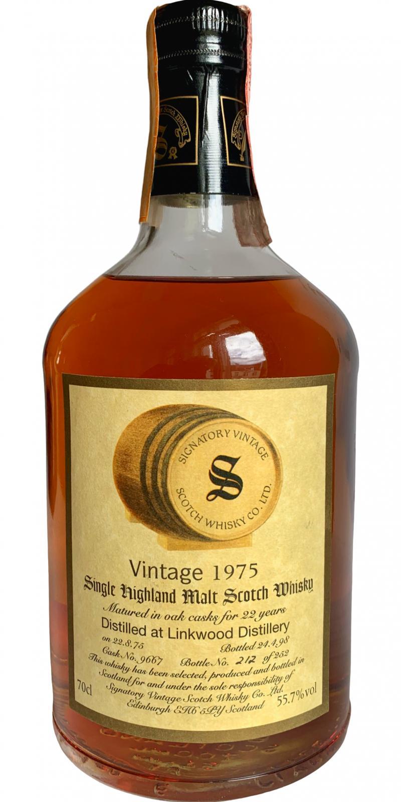 Linkwood 1975 SV Vintage Collection - Dumpy