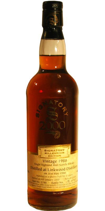 Linkwood 1988 SV Millennium Edition