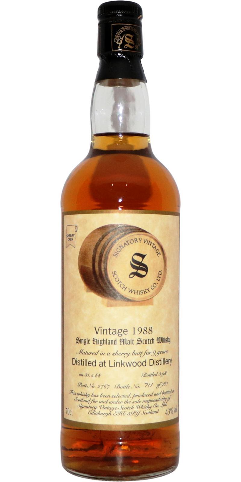 Linkwood 1988 SV Vintage Collection