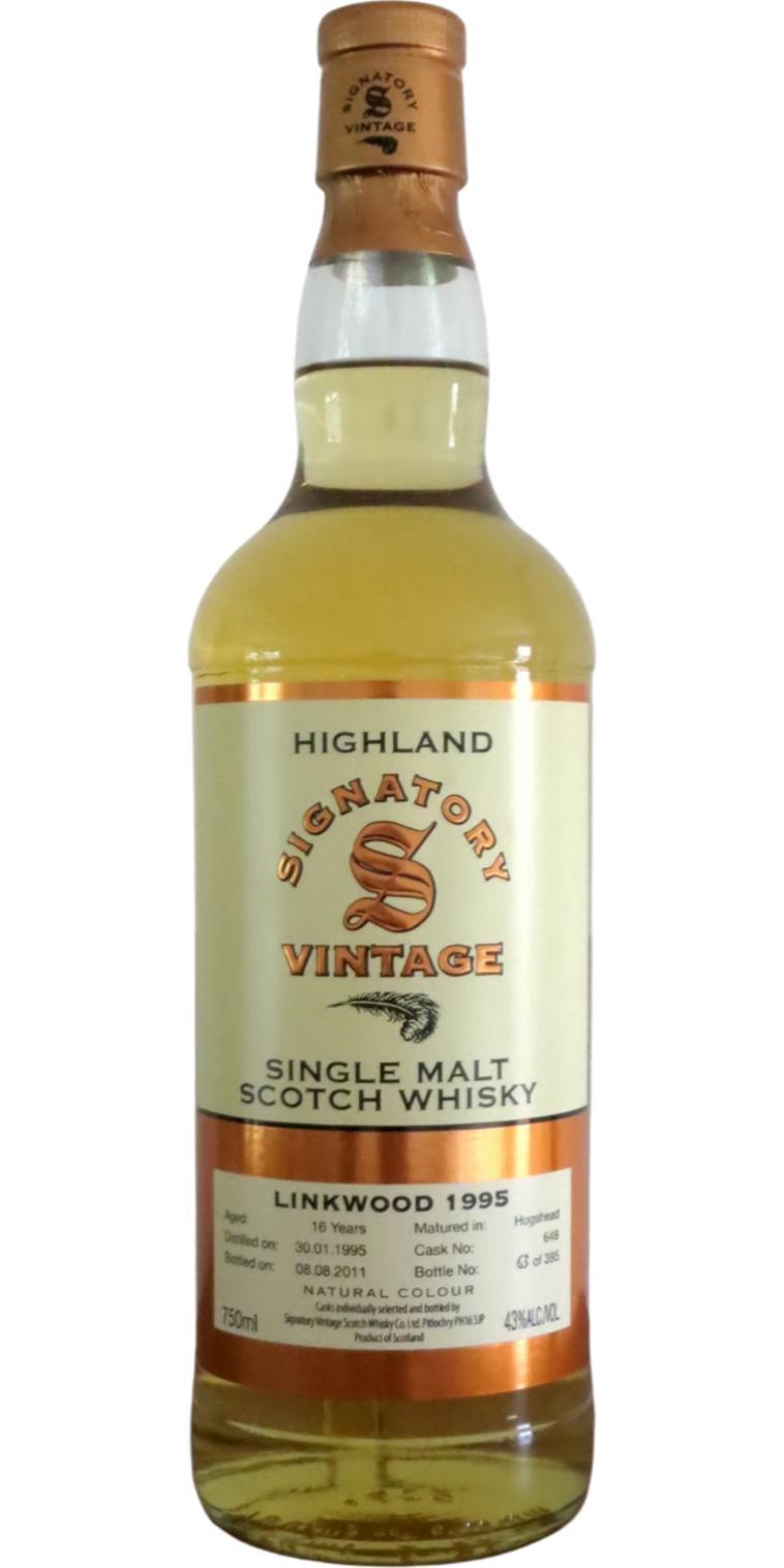Linkwood 1995 SV Vintage Collection