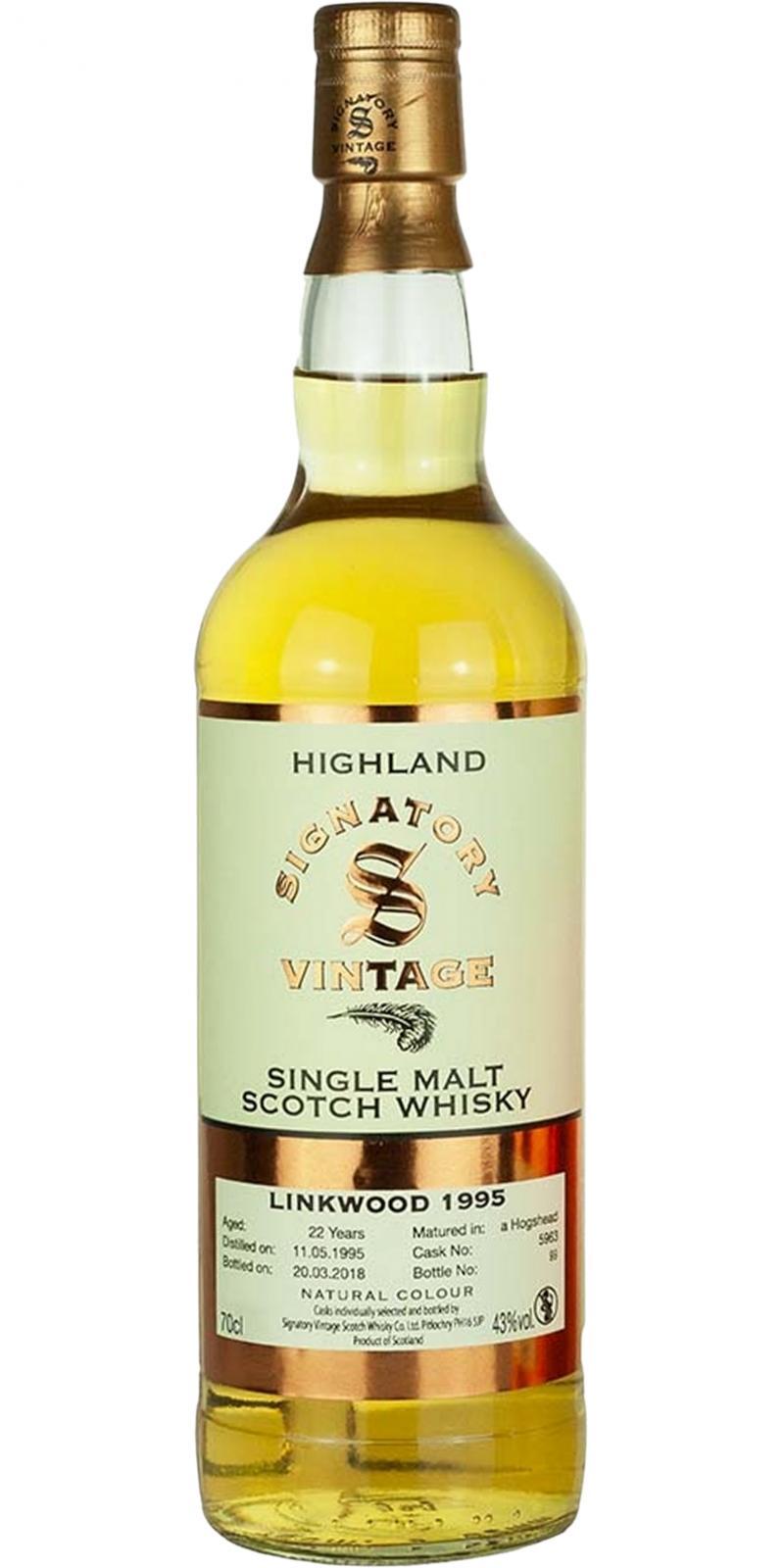 Linkwood 1995 SV Vintage Collection