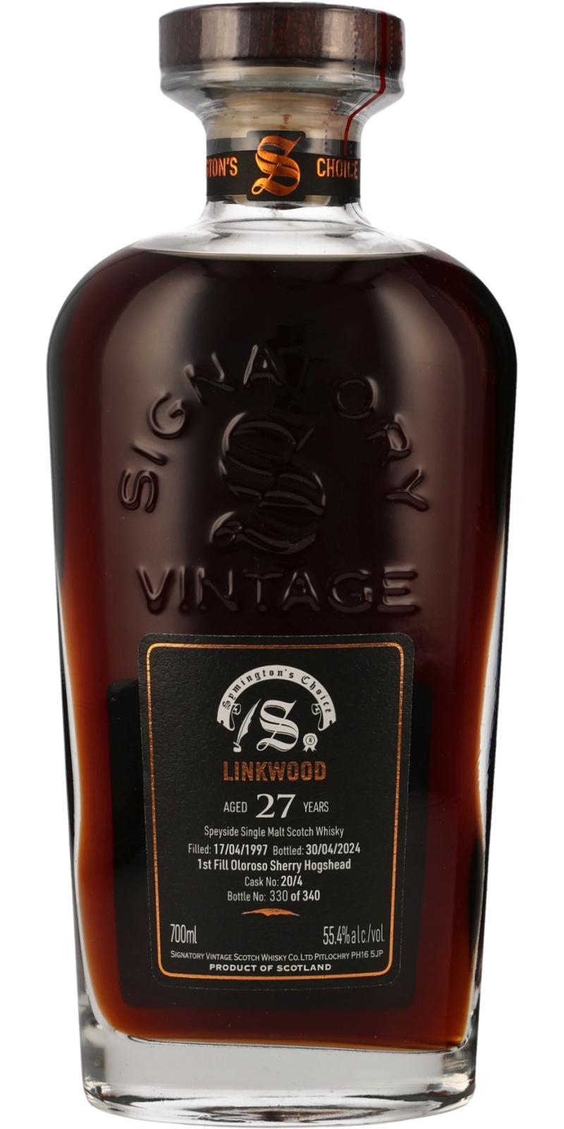 Linkwood 1997 SV Cask Strength Collection - Symington’s Choice
