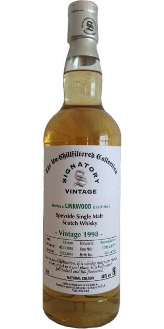Linkwood 1998 SV The Un-Chillfiltered Collection