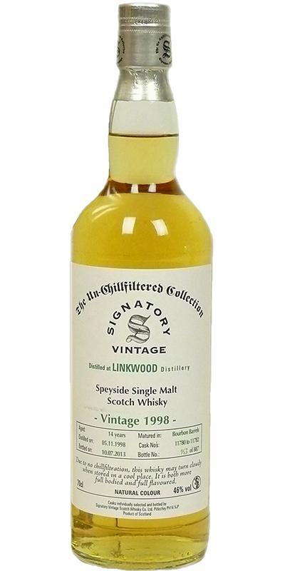 Linkwood 1998 SV The Un-Chillfiltered Collection