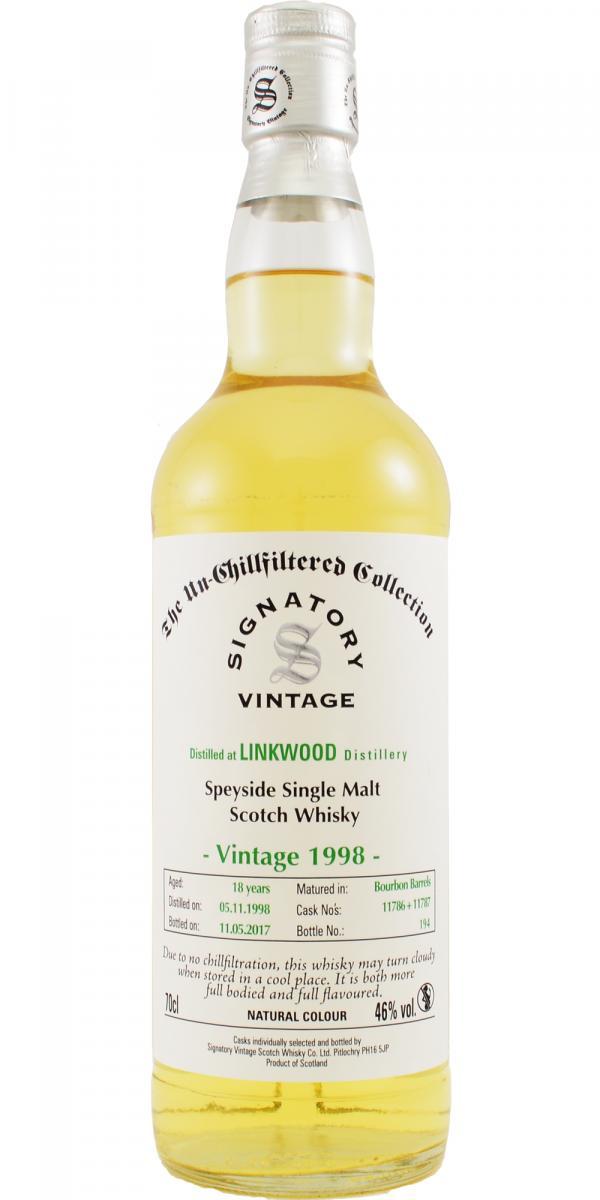 Linkwood 1998 SV The Un-Chillfiltered Collection
