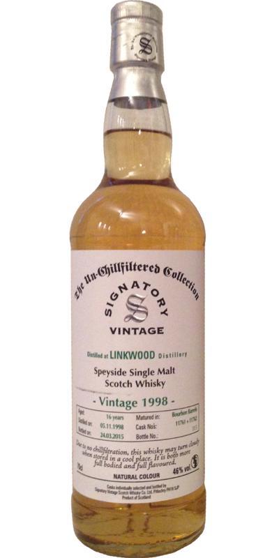 Linkwood 1998 SV The Un-Chillfiltered Collection