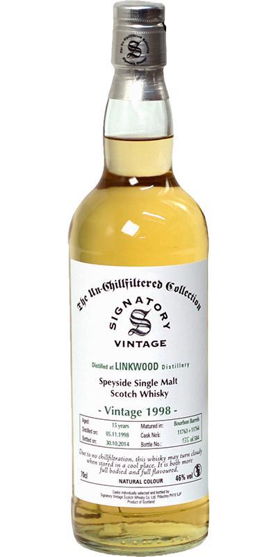 Linkwood 1998 SV The Un-Chillfiltered Collection