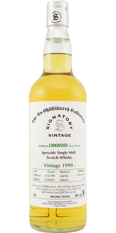 Linkwood 1999 SV The Un-Chillfiltered Collection