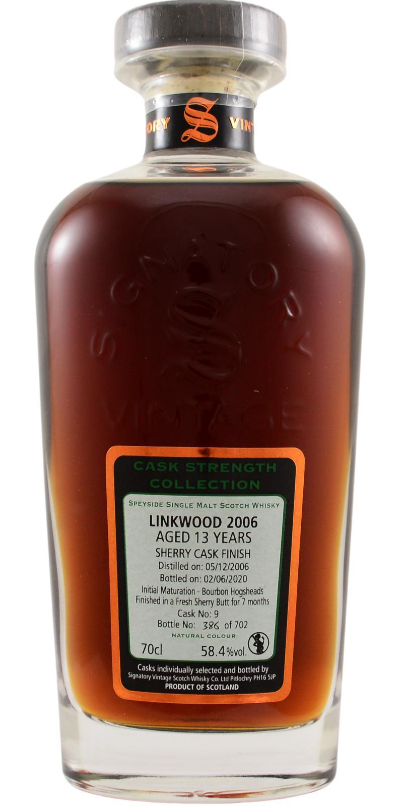 Linkwood 2006 SV Cask Strength Collection