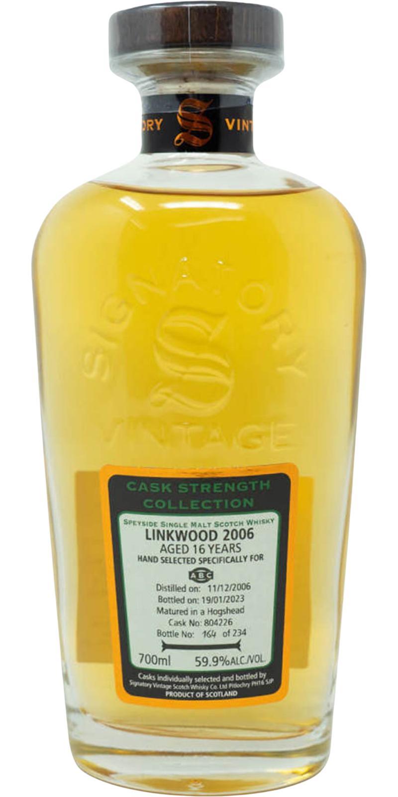 Linkwood 2006 SV Cask Strength Collection