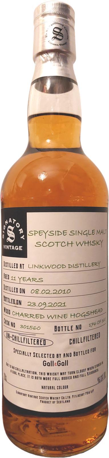 Linkwood 2010 SV The Un-Chillfiltered Collection