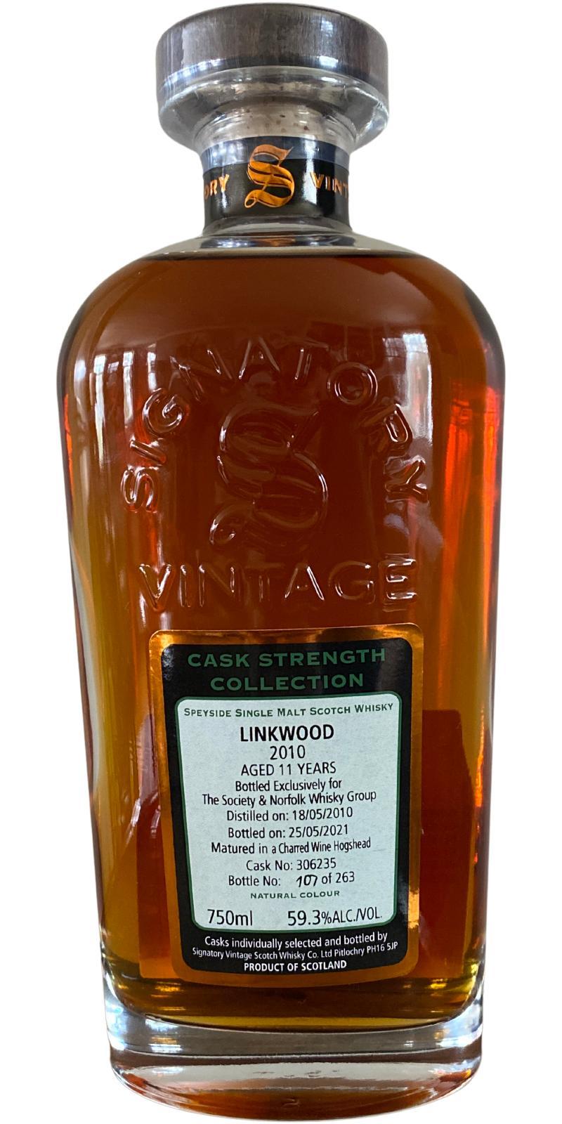 Linkwood 2010 SV Cask Strength Collection