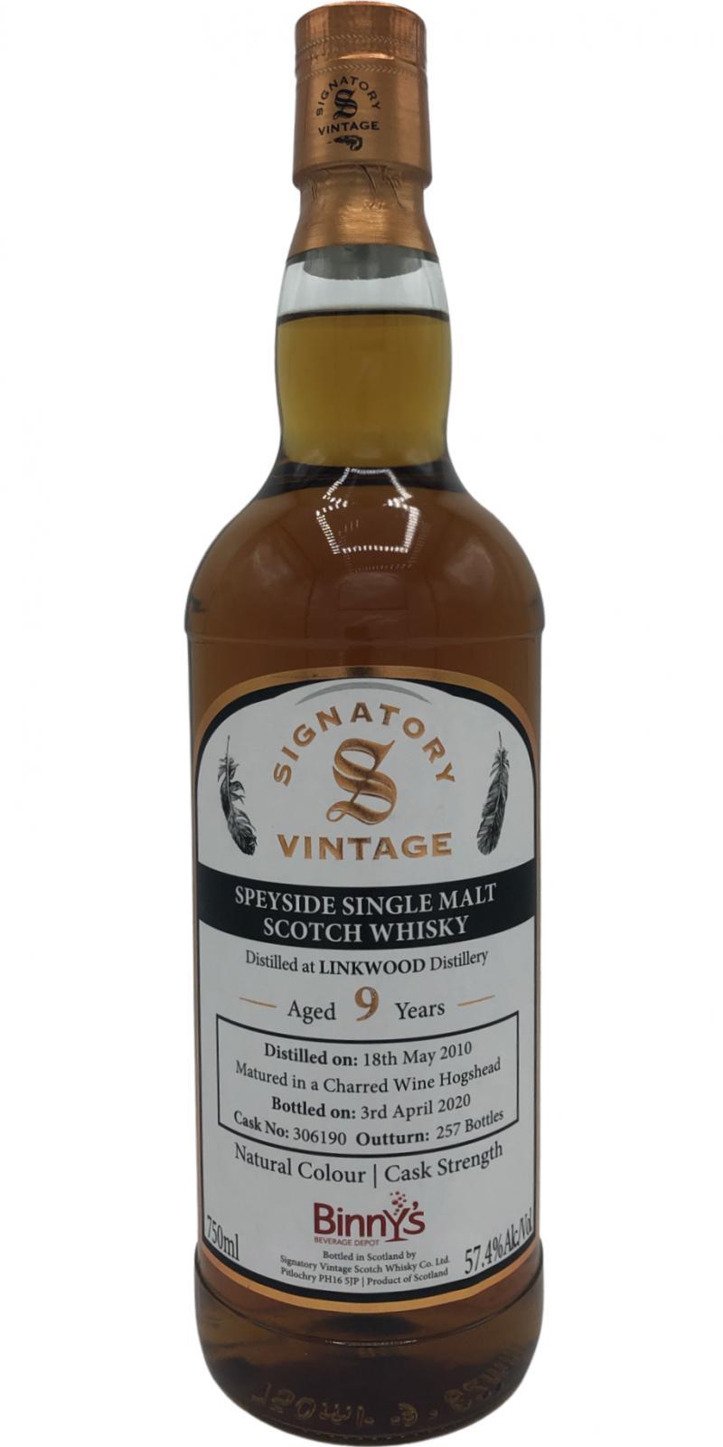 Linkwood 2010 SV Vintage Collection