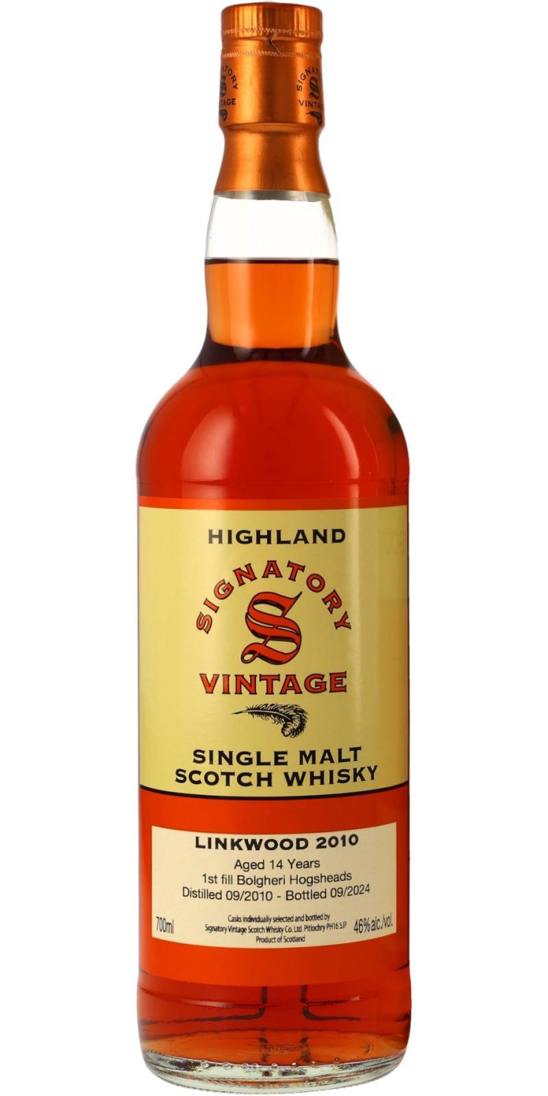 Linkwood 2010 SV Vintage Collection