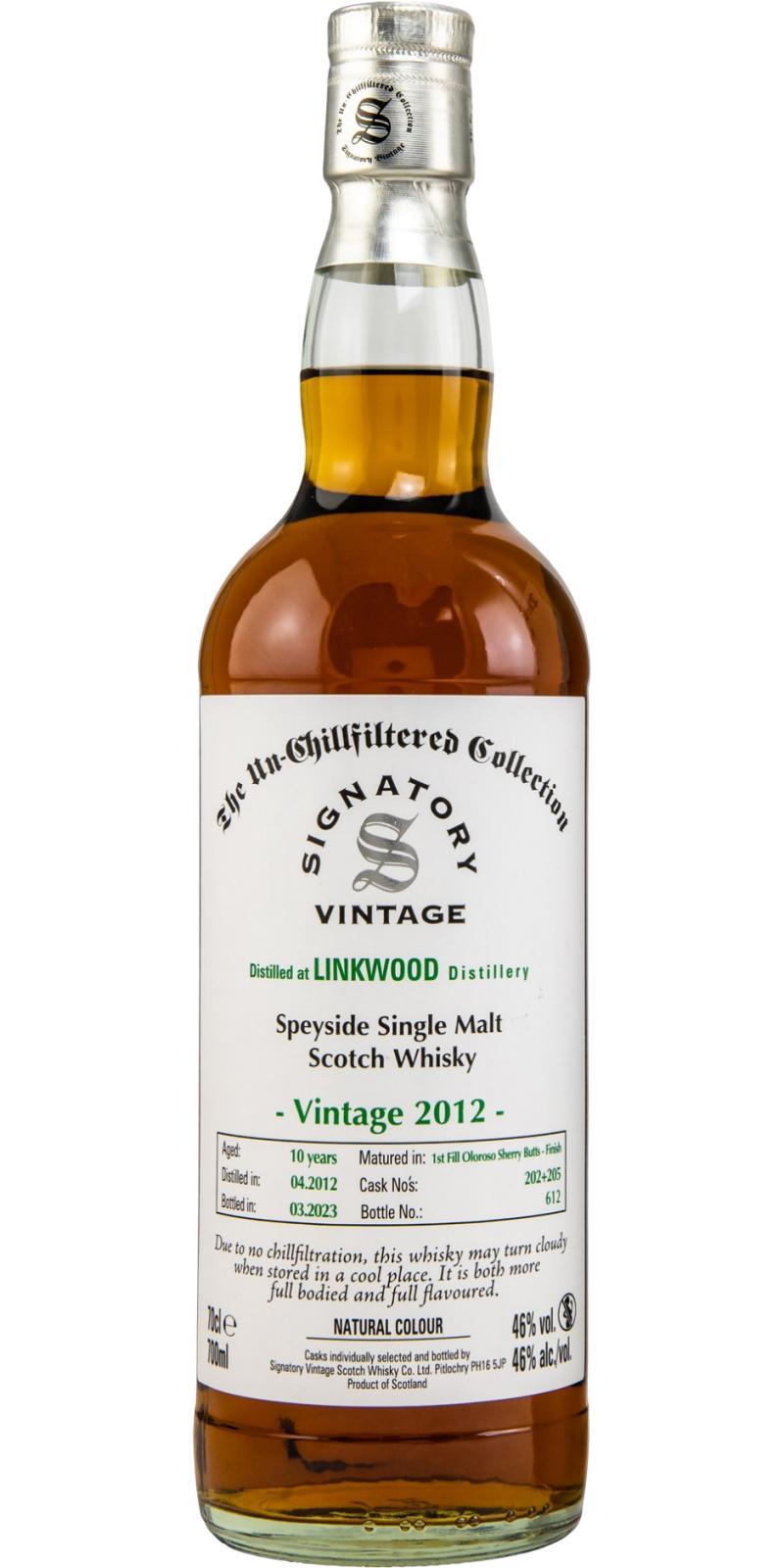 Linkwood 2012 SV The Un-Chillfiltered Collection