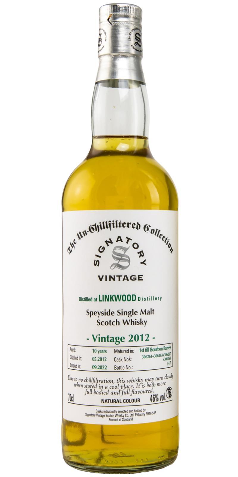 Linkwood 2012 SV The Un-Chillfiltered Collection