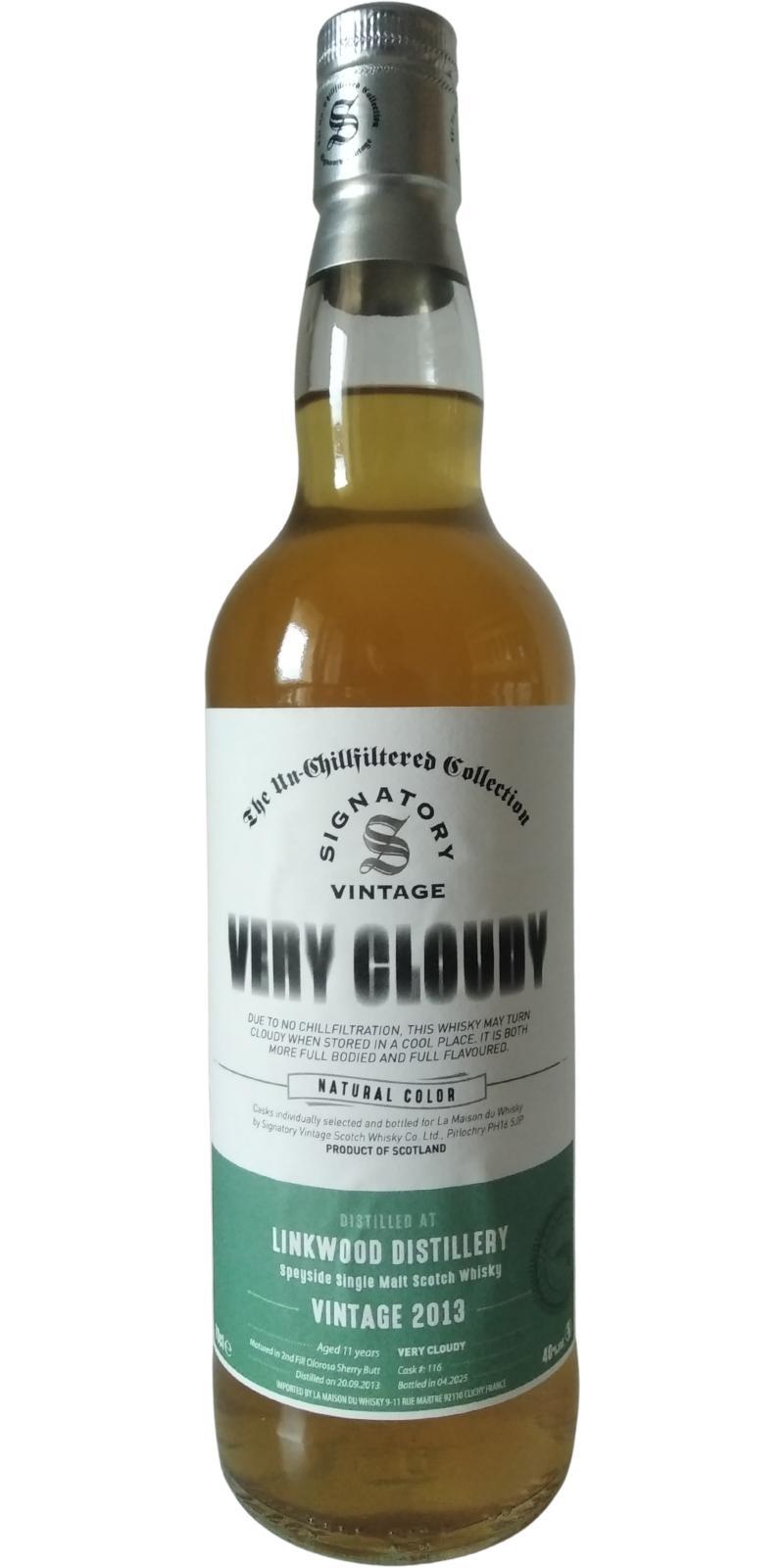 Linkwood 2013 SV The Un-Chillfiltered Collection - Very Cloudy