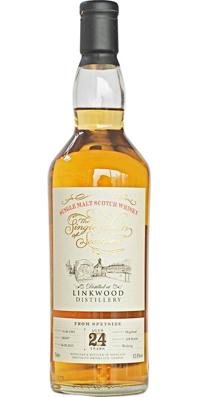 Linkwood 1991 SMS The Single Malts of Scotland